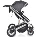 Cangaroo Thira Grey 3-in-1 Combi Kinderwagen incl. Autostoel