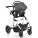Cangaroo Thira Grey 3-in-1 Combi Kinderwagen incl. Autostoel