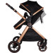 Ding Liam Black/Rose 3-in-1 Combi Kinderwagen Incl. Autostoel DI-381712