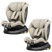 Ding Aiden Sand 40-150 cm 360° i-Size Autostoel - Set van 2