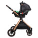 Ding Liam Black/Rose 3-in-1 Combi Kinderwagen Incl. Autostoel DI-381712