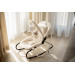 Ding Viggo Bouclé Off-white Wipstoel DI-903574
