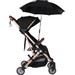 Ding Zwart UV Buggy Parasol DI-252421