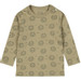Dirkje Organic Faded Green Maat 50 Lions T-Shirt Lange Mouw WN1282 NOOS