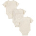 Dirkje Organic Off White Maat 44 2-laags Overslag Romper 3 Stuks WN1242 NOOS