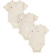 Dirkje Organic Off White Maat 44 2-laags Overslag Romper 3 Stuks WN1242 NOOS