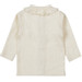 Dirkje Organic Off White Maat 56 Ruffle Blouse met Knoopjes WN1219 NOOS