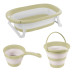 Dolu Eco Groen 3-delige Opvouwbare Badset 7272