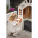 Dolu Garden Wit/Roze Speelhuisje met Accessoires