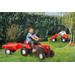 Dolu Ranchero Rood Traptractor met Aanhangwagen 8146