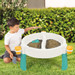 Dolu Wit/Turquoise Zand- en Watertafel