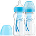 Dr Brown's Options+ Anti-colic 270 ml Blauw 2-pack Brede Hals Fles WB92602-ESX