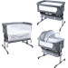 Eco Baby Donkergrijs Wieg Aan Bed FB5001