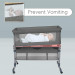 Eco Baby Donkergrijs Wieg Aan Bed FB5001
