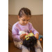 Eco Toys 30cm Pop met Krullen en Geel Jurkje HC531860