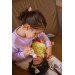 Eco Toys 30cm Pop met Krullen en Geel Jurkje HC531860