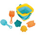 Eco Toys Blauw/Geel 6-delige Opvouwbare Emmerset HC495306