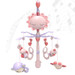 Eco Toys Flower Valley Roze Muziekmobiel HC409690