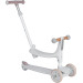 Eco Toys Flynn Wit/Beige 3-in-1 Kinderstep met Duwstang
