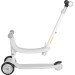 Eco Toys Flynn Wit/Zwart 3-in-1 Kinderstep met Duwstang