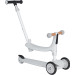 Eco Toys Flynn Wit/Zwart 3-in-1 Kinderstep met Duwstang