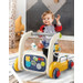 Eco Toys Geel 3-in-1 Speelkleed en Loopwagen HC623155