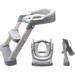 Eco Toys Grijs Toilettrainer met Trapje CHW4006G