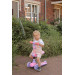 Eco Toys Lisa Roze 2-in-1 Step/Loopfiets