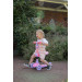 Eco Toys Lisa Roze 2-in-1 Step/Loopfiets