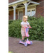 Eco Toys Lisa Roze 2-in-1 Step/Loopfiets