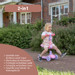 Eco Toys Lisa Roze 2-in-1 Step/Loopfiets