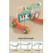 Eco Toys Oranje 3-in-1 Speelkleed en Loopwagen HC623152