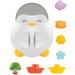 Eco Toys Penguin Badspeeltjeshouder incl. 7 Speeltjes HC495317