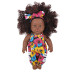 Eco Toys 30cm Pop met Krullen en Bloemen Jumpsuit HC531860