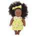 Eco Toys 30cm Pop met Krullen en Geel Jurkje HC531860
