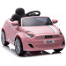 Eco Toys Roze Elektrische Fiat 500 Kinderauto 705