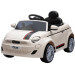 Eco Toys Wit Elektrische Fiat 500 Kinderauto 705