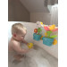 Eco Toys Wolk en Bloem Blauw Badspeelgoed