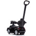 Eco Toys Zwart Mercedes Benz Loopauto met Duwstang 668