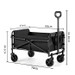 Eco Baby Zwart Opvouwbare Bolderkar HC678307