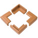 Baby Ono 4 stuks Bruin Foam Hoekbeschermers 7 cm 949 div