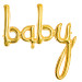 Jep-Party 'Baby' Goud Folieballon FB42M-019