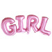 Jep-Party 'Girl' Roze 108 cm Folieballon 443071