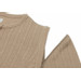 Jollein Ajour Biscuit Newborn Rond Afritsbare Zomerslaapzak 063-410-67020