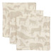 Jollein Animals Nougat 3 Stuks Hydrofiel Monddoekjes 537-848-67044