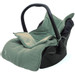 Jollein Basic Knit Forest Green 3/5 punts 0-9 Maanden Autostoel Voetenzak 025-811-65371