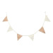 Jollein Biscuit/Ivory 200 cm Vlaggenlijn 719-602-67034