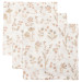 Jollein Bloomy 3 Stuks Hydrofiel Monddoekjes 537-848-68076