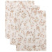 Jollein Bloomy 3 Stuks Hydrofiel Washandjes 536-848-68076
