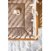 Jollein Cloudy Rib Milky Coffee 75 x 95 cm Boxkleed